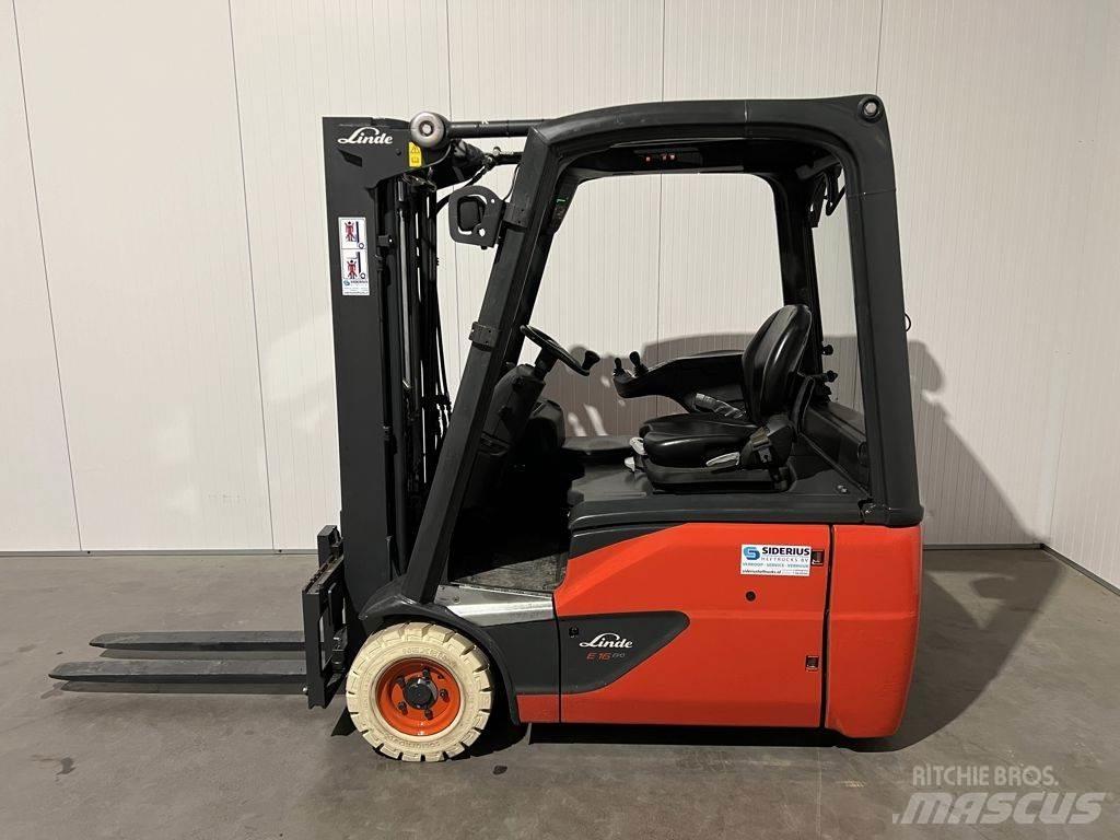 Linde E16-02 شاحنات ذات رافعات شوكية تعمل بالكهرباء