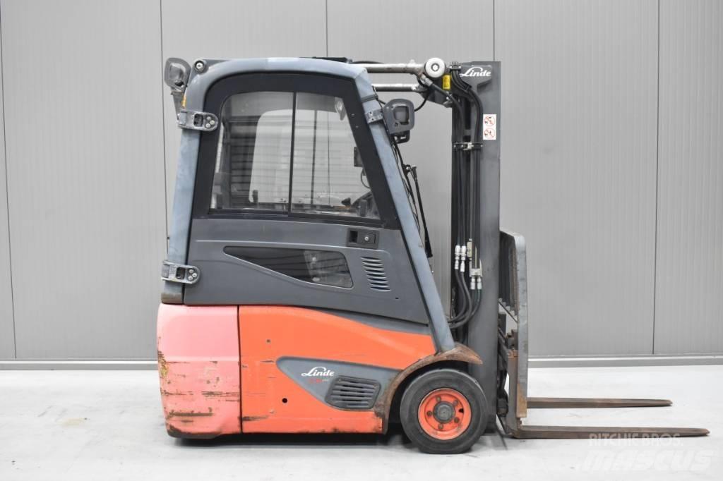 Linde E 16 C - 02 شاحنات ذات رافعات شوكية تعمل بالكهرباء