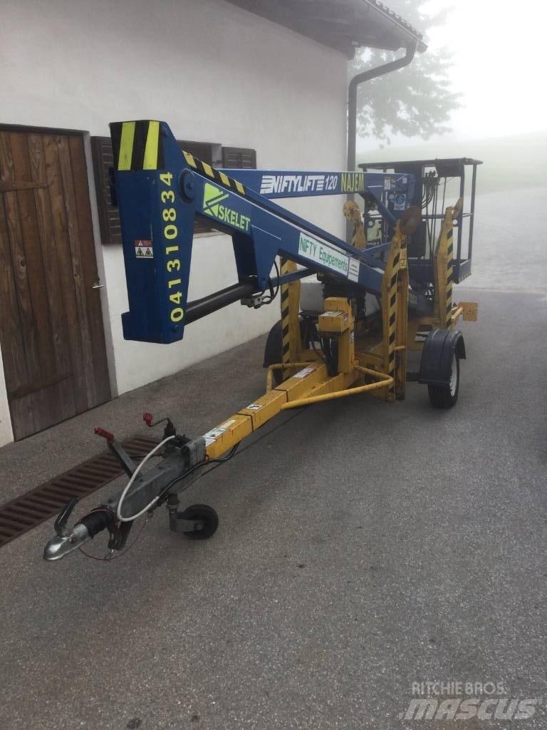 Niftylift 120HDE المنصات الهوائية المثبتة على مقطورة