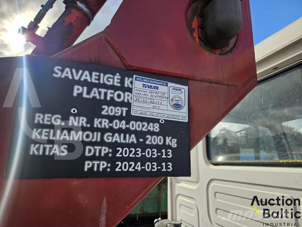 MAN 8.103 المنصات الهوائية المثبتة على شاحنة