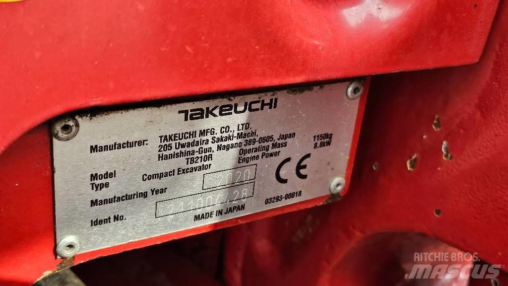 Takeuchi TB 210 R حفارات صغيرة أقل من 7 طن (حفارات صغيرة)