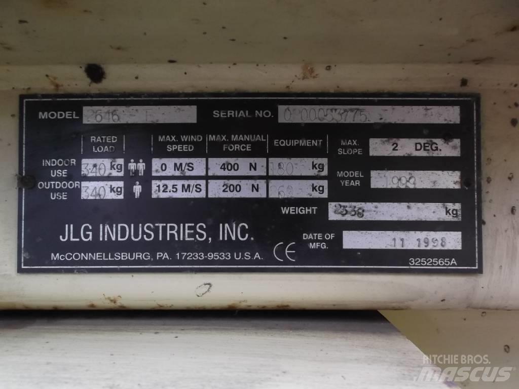 JLG 2646E      V-2288 رافعات السارية الرأسية