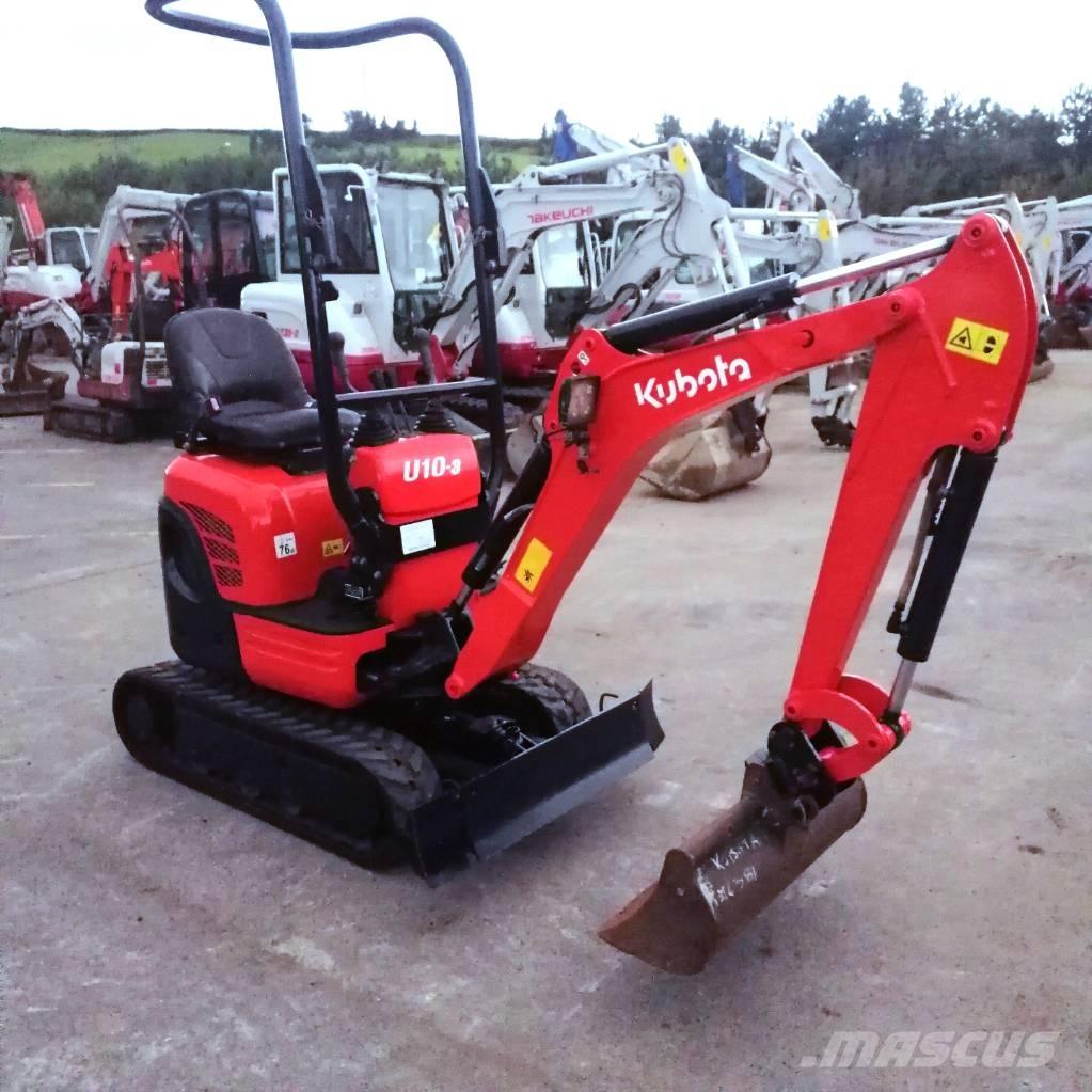 Kubota U 10-3 حفارات صغيرة أقل من 7 طن (حفارات صغيرة)