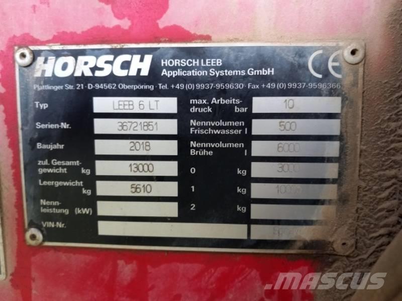 Horsch Leeb 6 LT الرشاشات