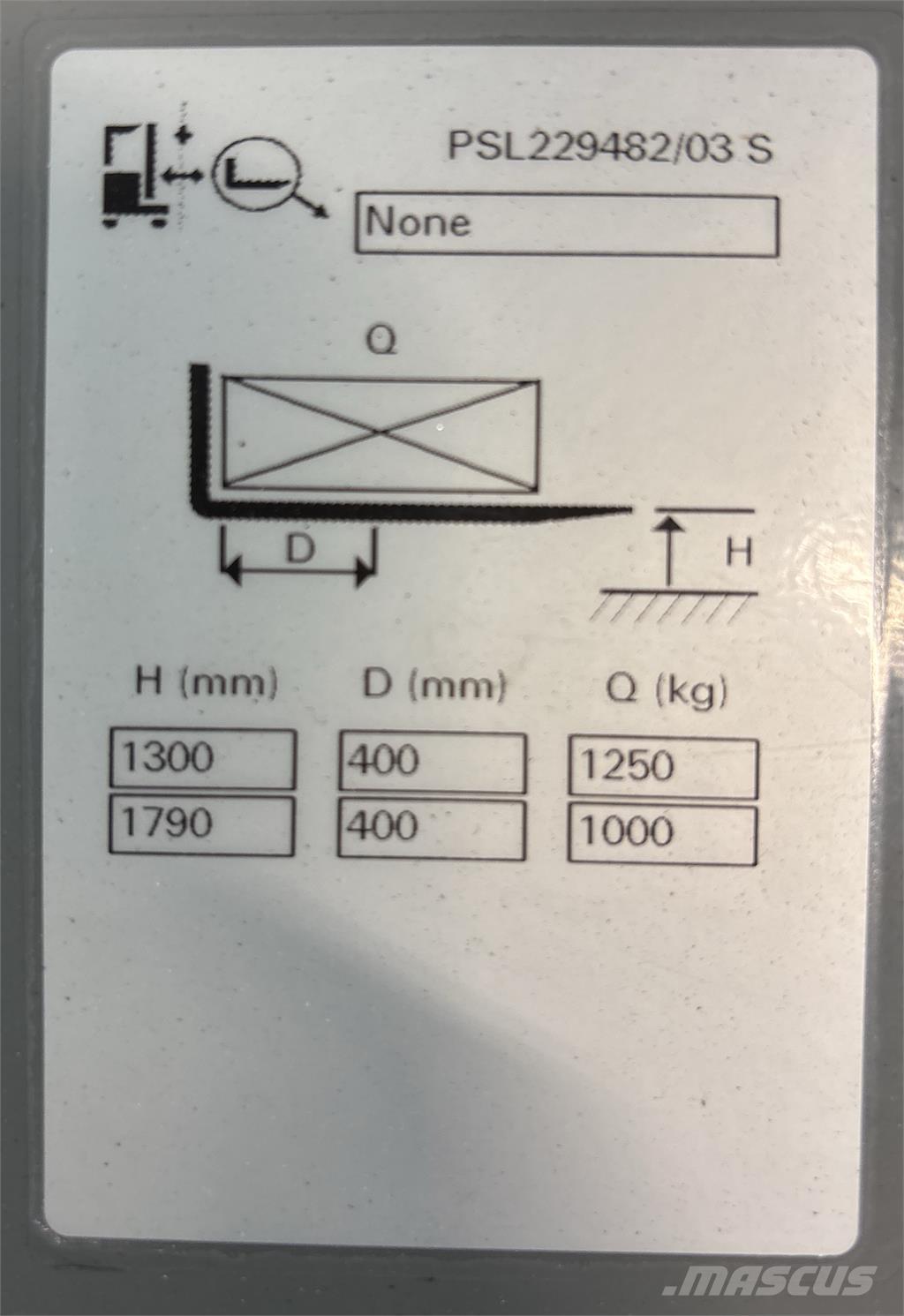 Atlet PSL125 معدات التكديس الجوالة