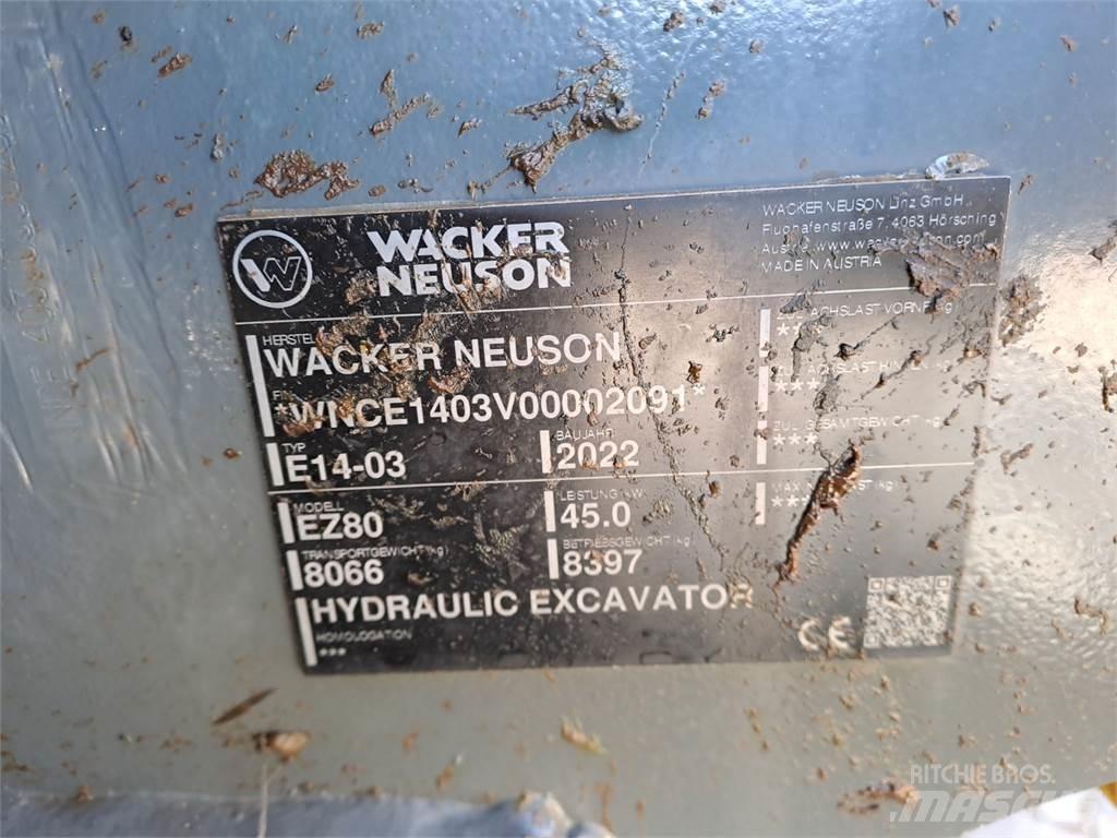 Wacker Neuson EZ80 حفارات زحافة