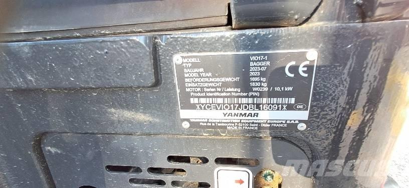 Yanmar Vio 17-1 حفارات صغيرة أقل من 7 طن (حفارات صغيرة)