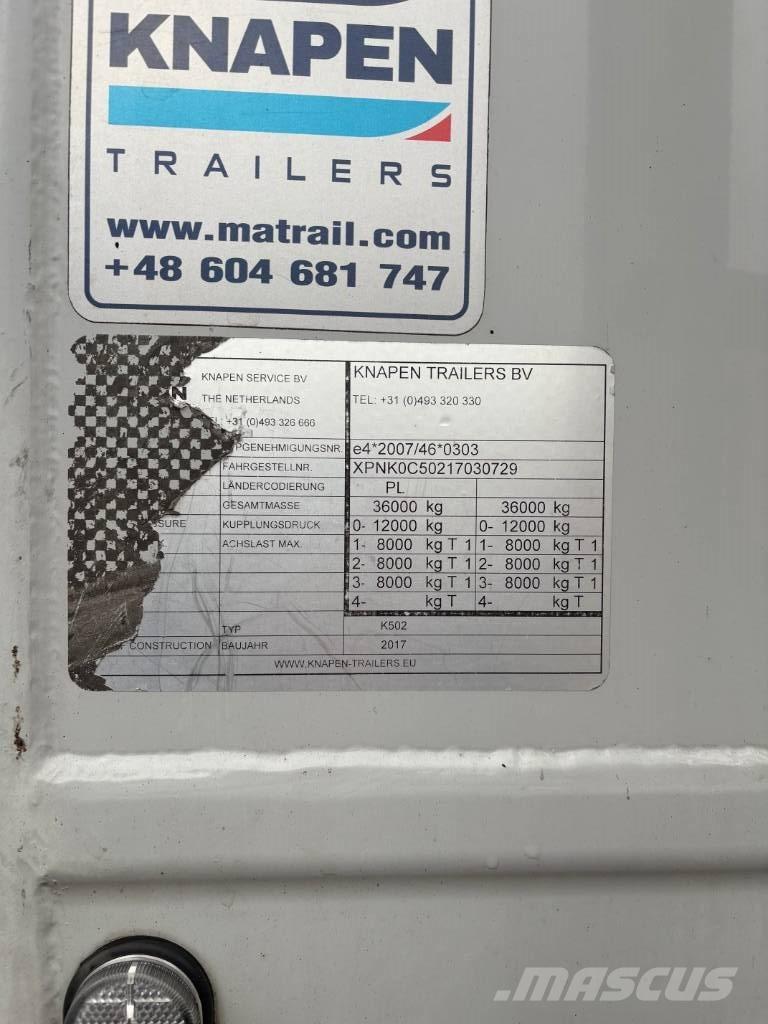 Knapen K 502 نصف مقطورات لنقل ألواح الخشب