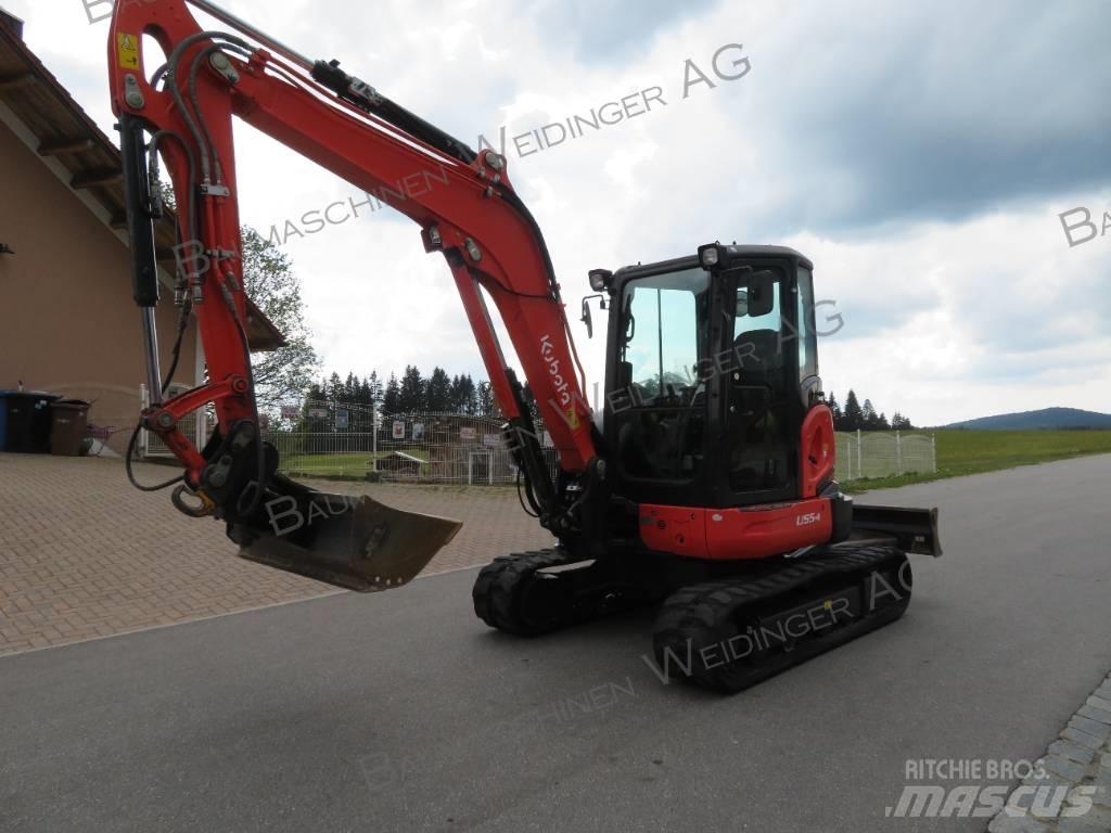 Kubota U 55-4 حفارات صغيرة أقل من 7 طن (حفارات صغيرة)