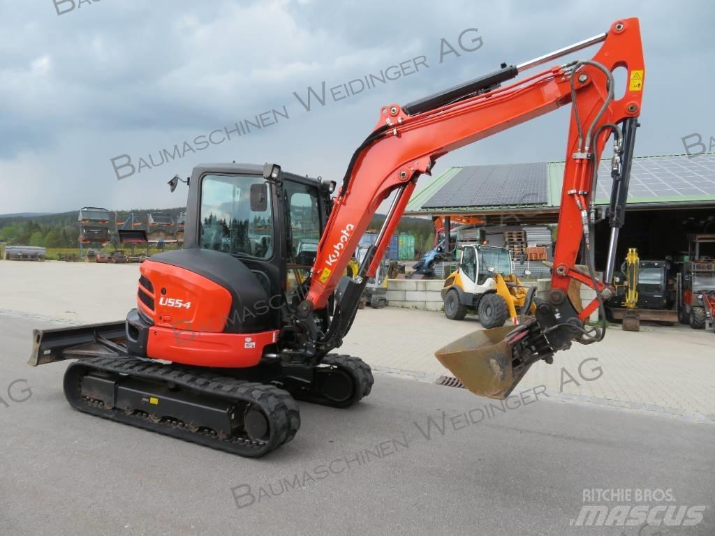 Kubota U 55-4 حفارات صغيرة أقل من 7 طن (حفارات صغيرة)