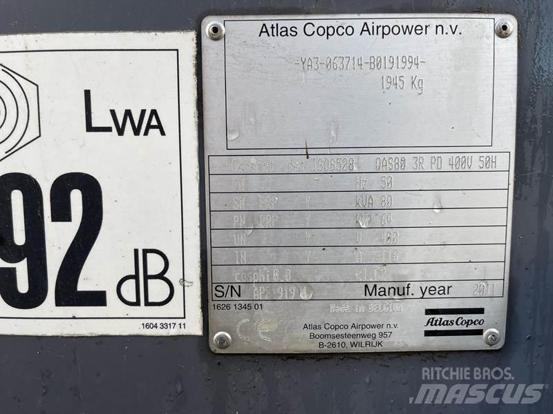 Atlas Copco QAS 80 مولدات ديزل