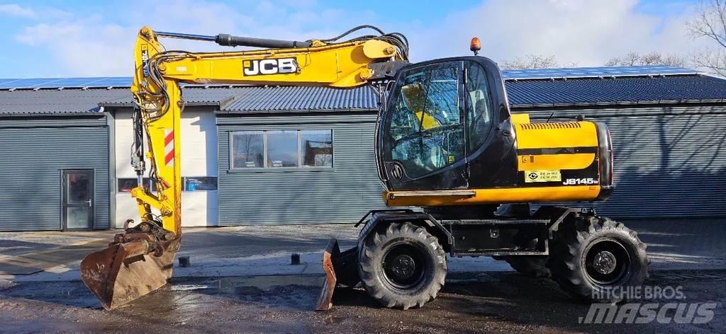JCB JS145 W حفارات بعجل