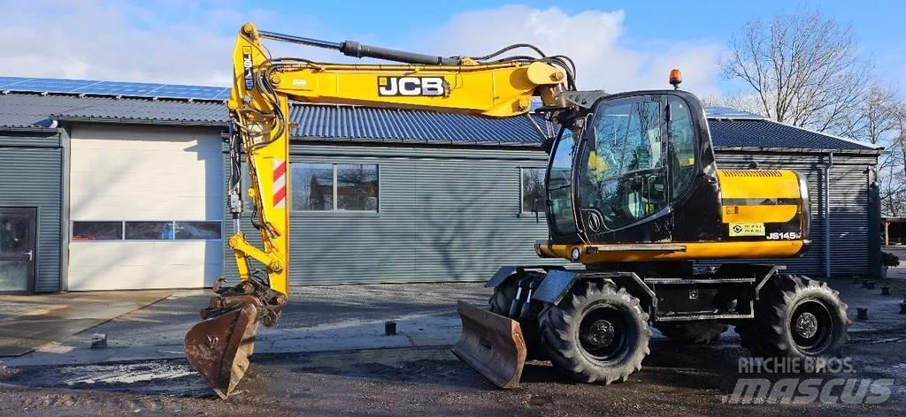 JCB JS145 W حفارات بعجل