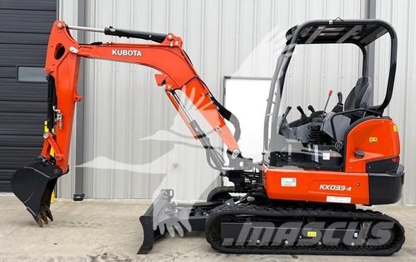 Kubota KX033-4 حفارات صغيرة أقل من 7 طن (حفارات صغيرة)