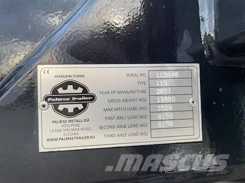 Palmse Trailer 115 نصف مقطورات قابلة للفك