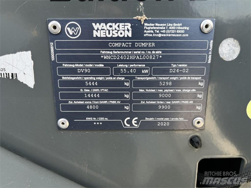 Wacker Neuson DV 90 شاحنات المخلفات الصلبة