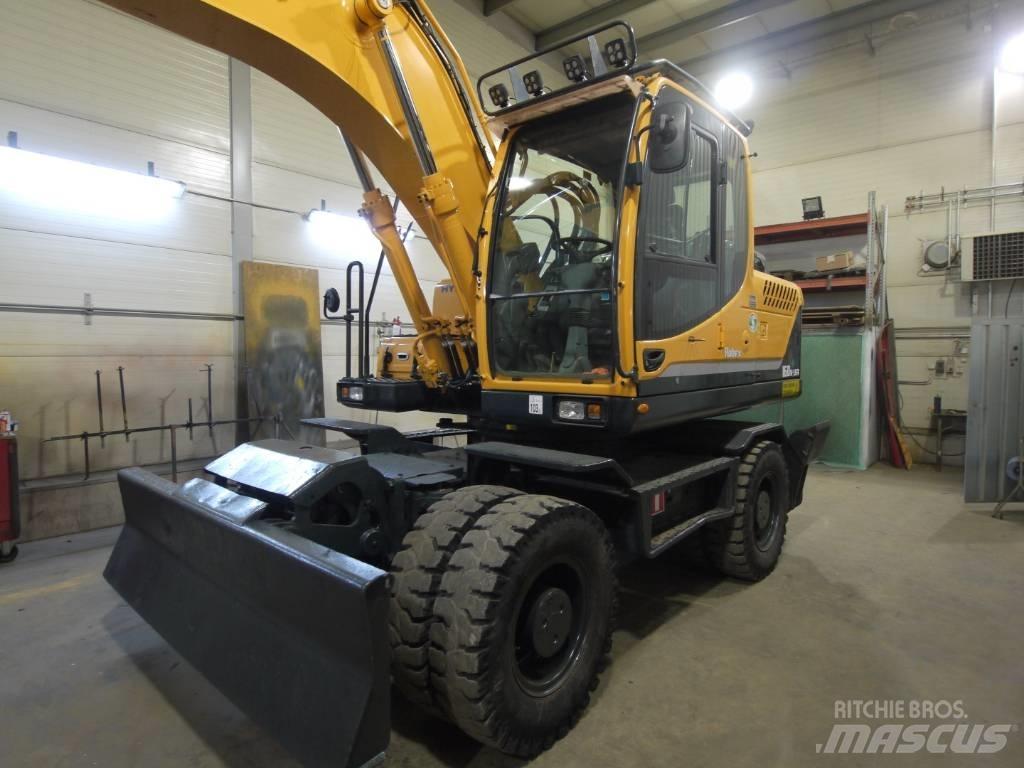 Hyundai R 160 W-9A حفارات بعجل