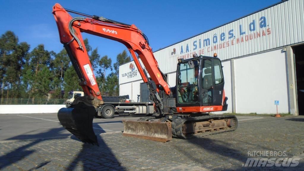 Kubota KX 080-4 حفارات وسط 7 طن - 12 طن