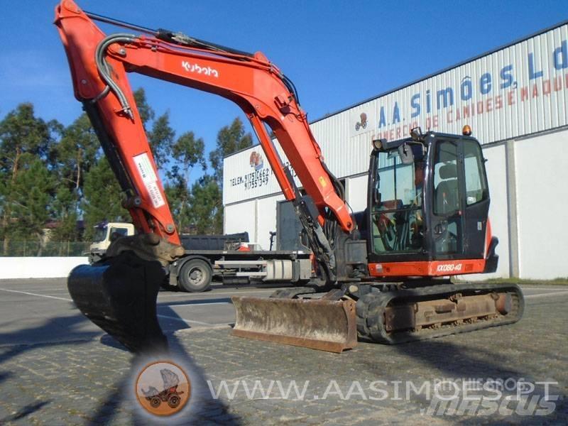 Kubota KX 080-4 حفارات وسط 7 طن - 12 طن