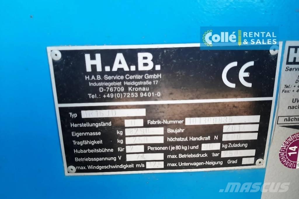 HAB TR16JD | 2014 رافعات سلة تلسكوبية