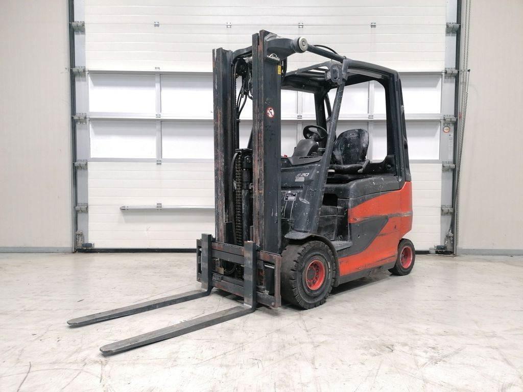 Linde E20H-01/600 شاحنات ذات رافعات شوكية تعمل بالكهرباء