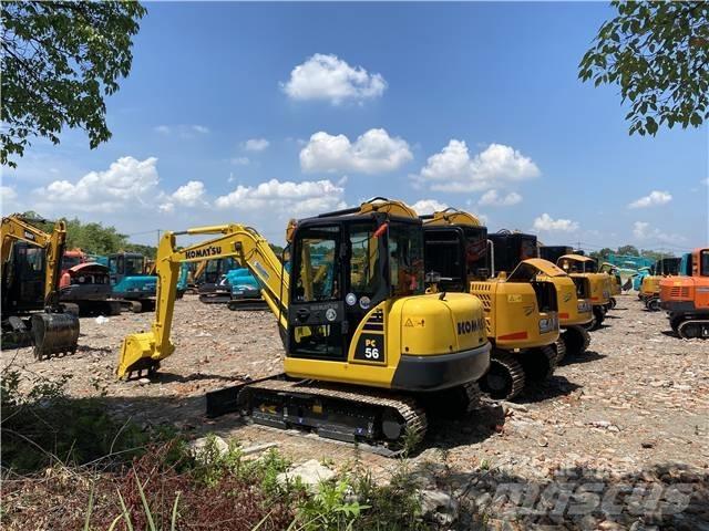 Komatsu PC56-7 حفارات زحافة