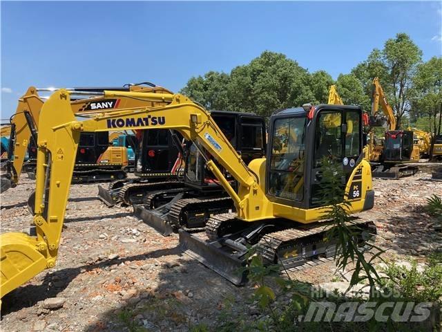 Komatsu PC56-7 حفارات زحافة