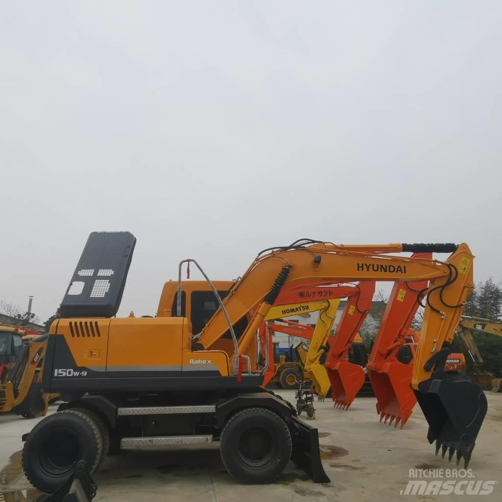 Hyundai R 150 W-9 حفارات بعجل