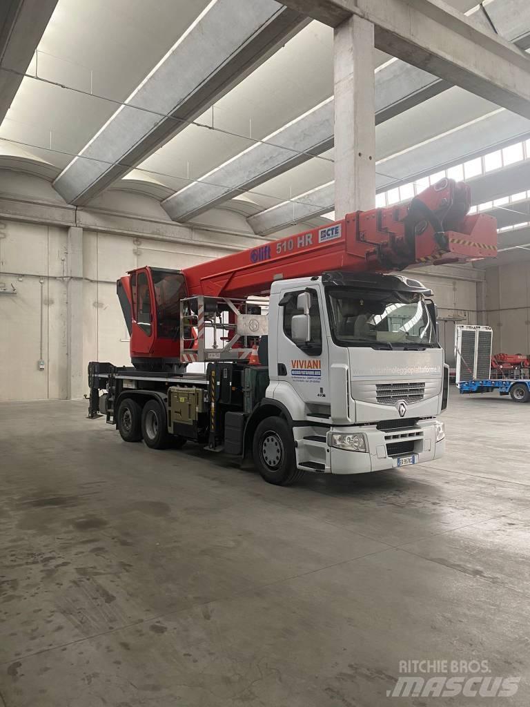CTE B LIFT 510 HR المنصات الهوائية المثبتة على شاحنة