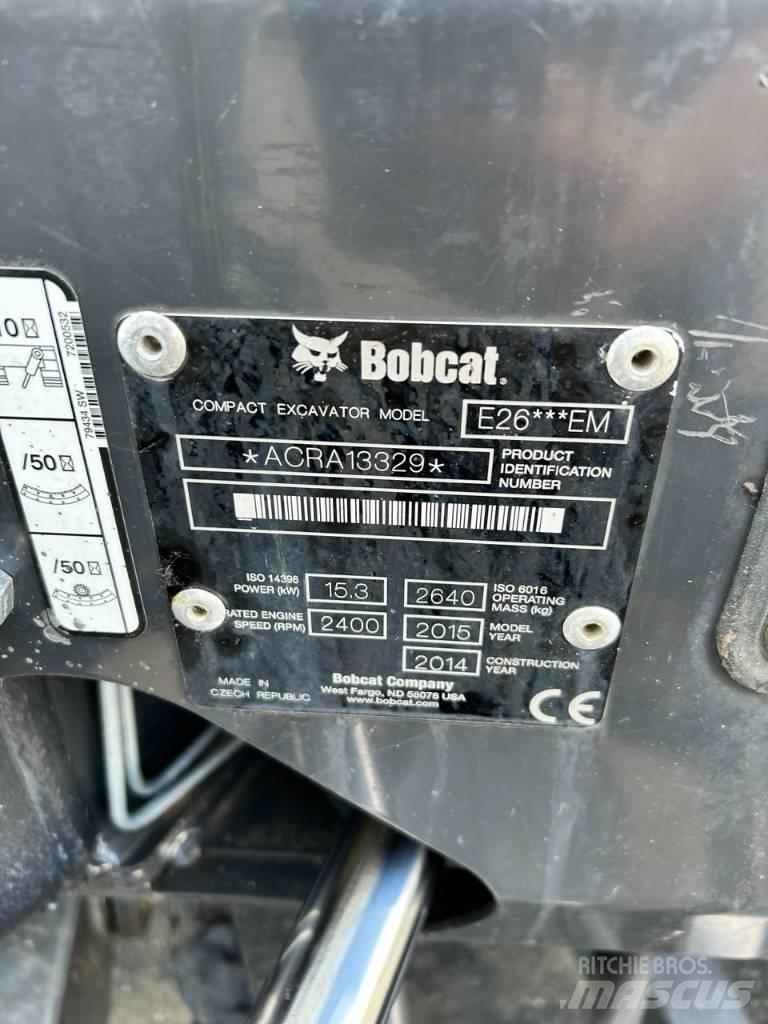 Bobcat E 26 حفارات صغيرة أقل من 7 طن (حفارات صغيرة)