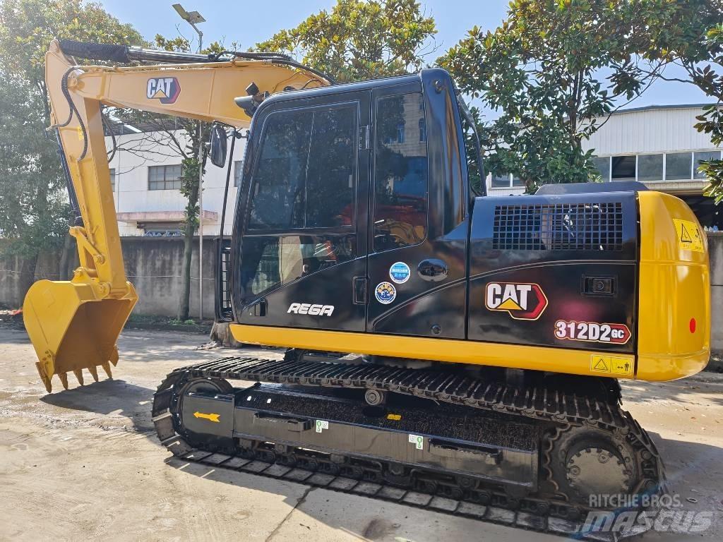 CAT 312 D2 GC حفارات زحافة