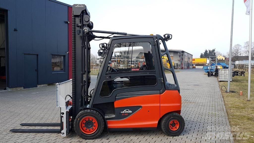 Linde E45H-01/550 شاحنات ذات رافعات شوكية تعمل بالكهرباء