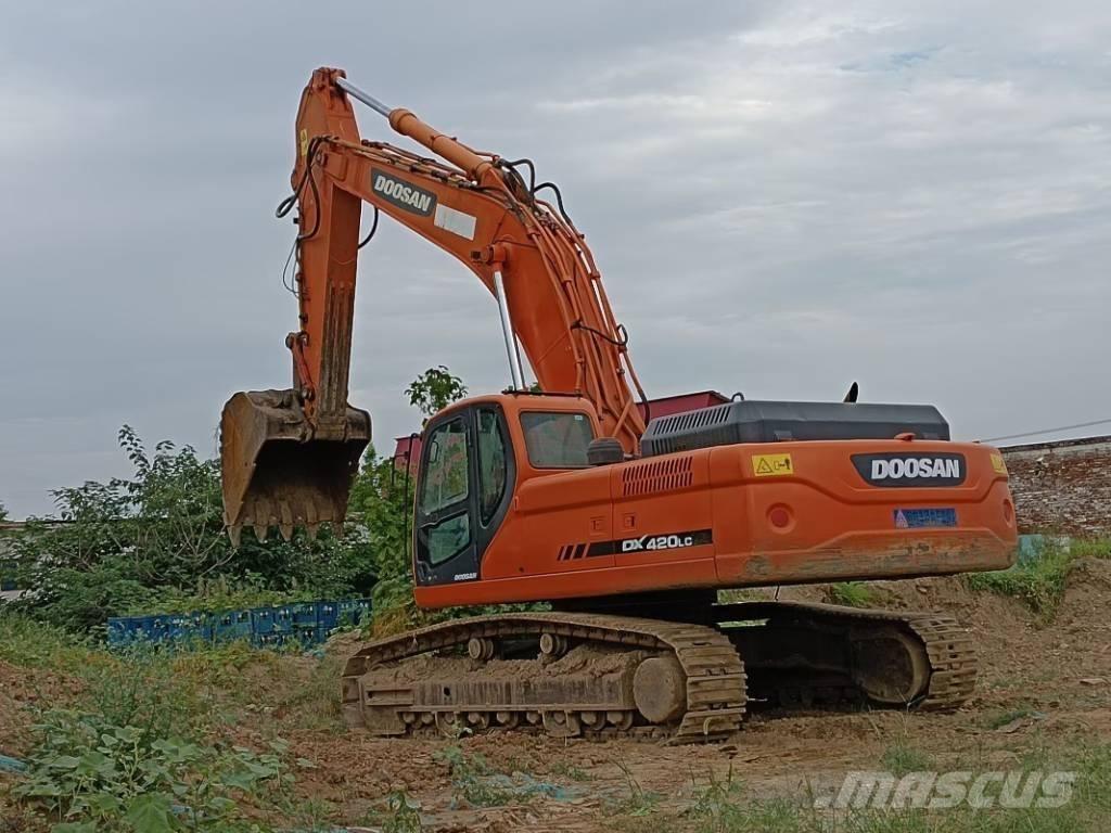 Doosan DX420LC حفارات وسط 7 طن - 12 طن