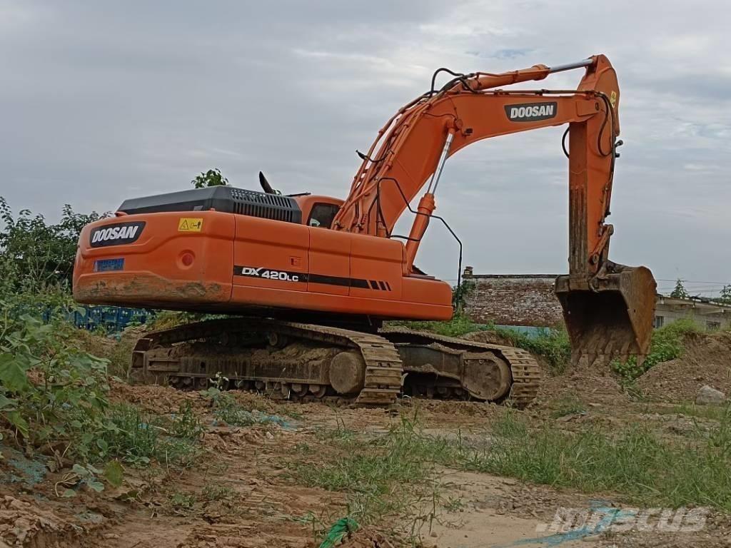 Doosan DX420LC حفارات وسط 7 طن - 12 طن