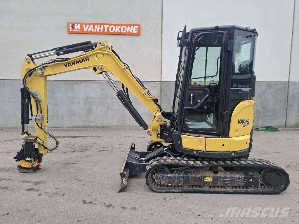 Yanmar Vio 33-6 حفارات صغيرة أقل من 7 طن (حفارات صغيرة)