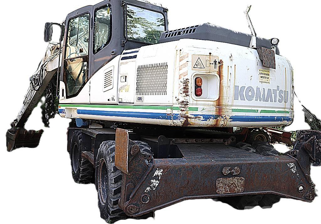 Komatsu PW 140-7 لوادر ذات جرافات عكسية