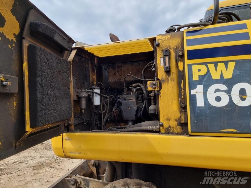 Komatsu PW 160-7 حفارات بعجل