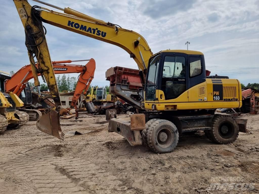 Komatsu PW 160-7 حفارات بعجل