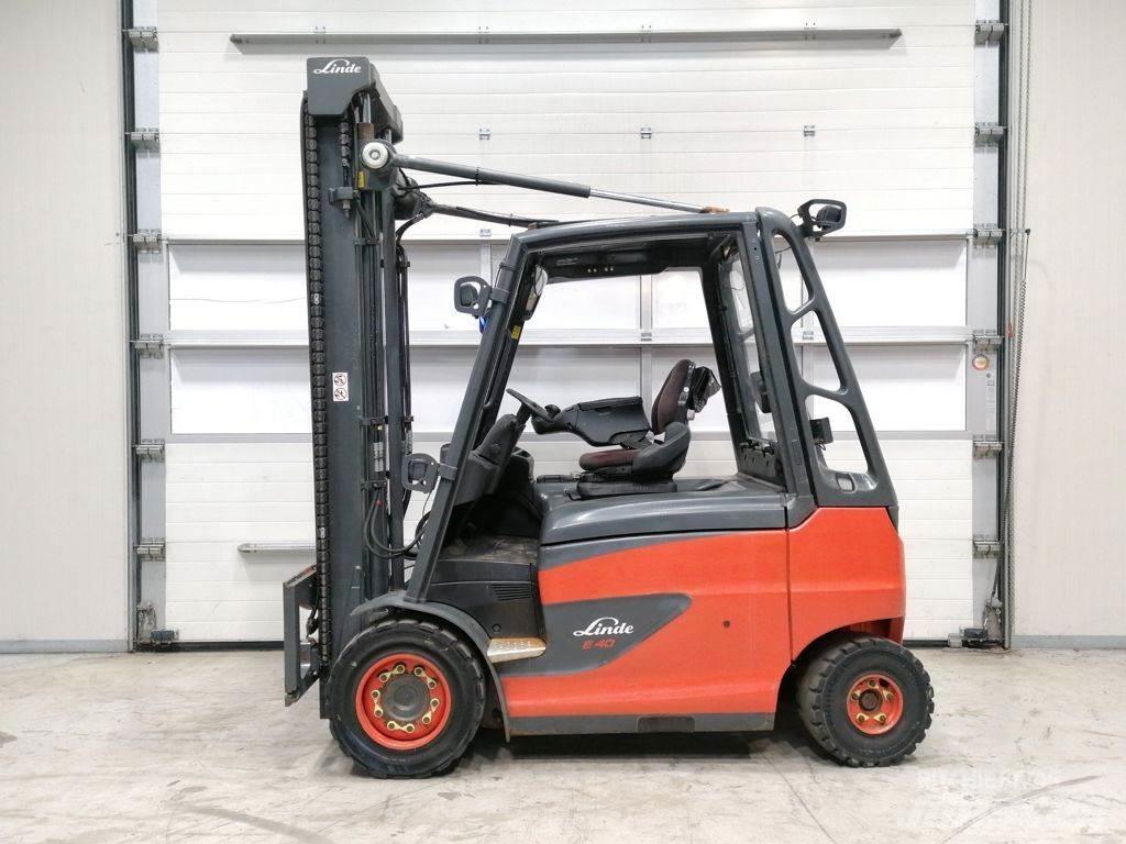 Linde E40H-01/600 شاحنات ذات رافعات شوكية تعمل بالكهرباء