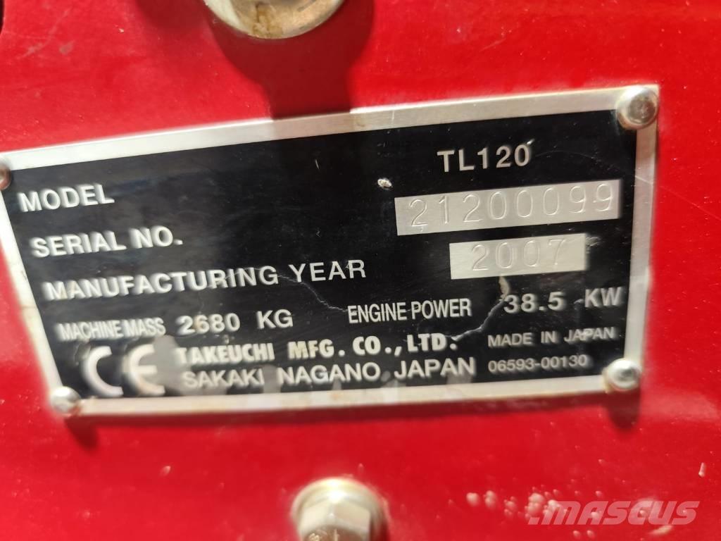 Takeuchi TL120 لوادر انزلاقية التوجيه