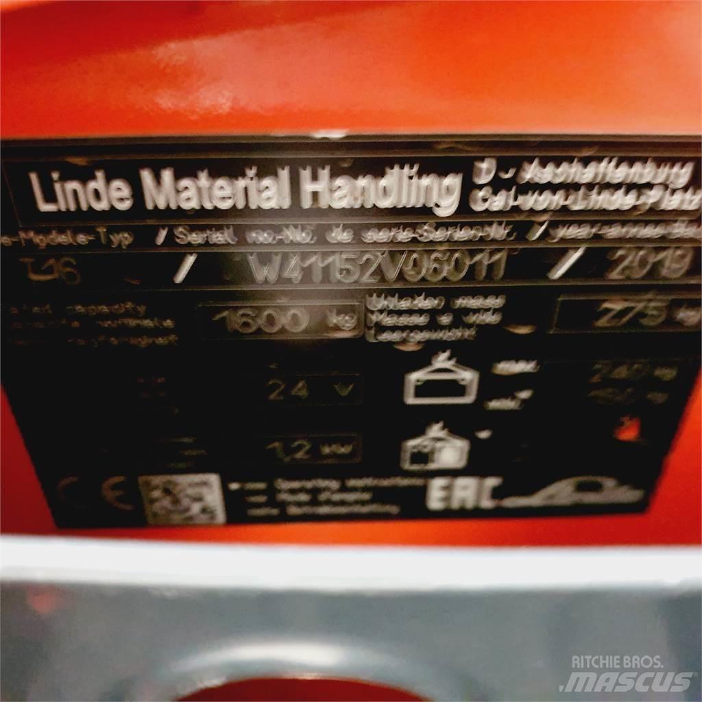 Linde T16 Li-Ion معدات الرفع منخفض المستوى
