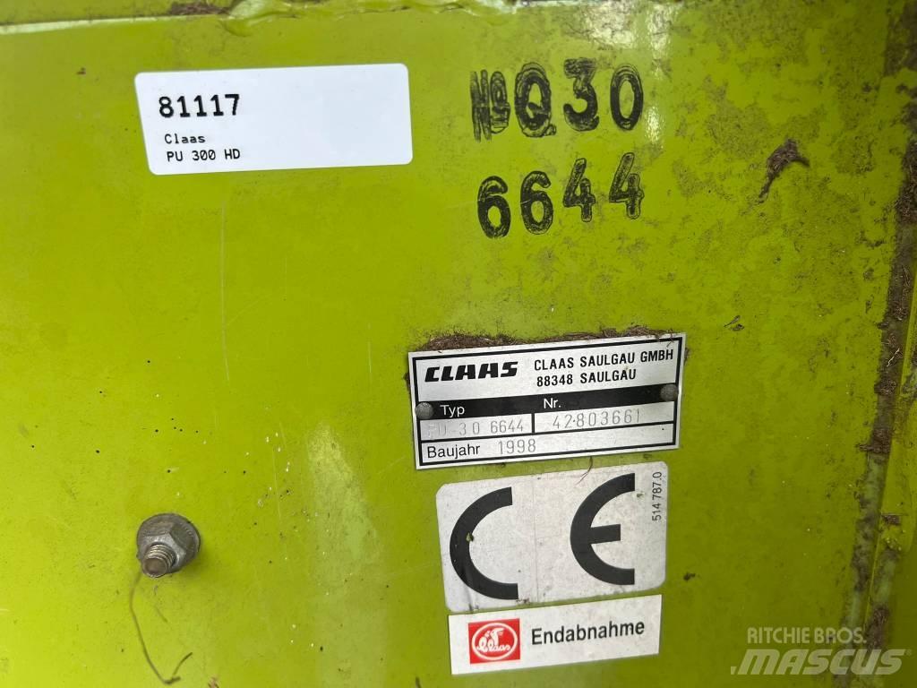 CLAAS PU 300 HD علافات ذاتية الدفع