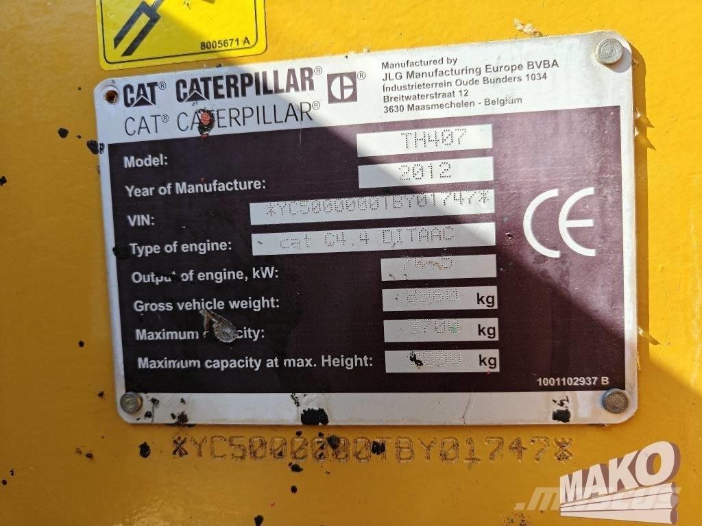 CAT TH 407 مناولات متداخلة