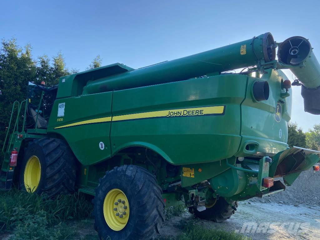 John Deere S 670 i حصادات