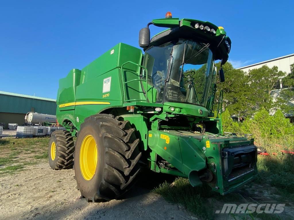 John Deere S 670 i حصادات
