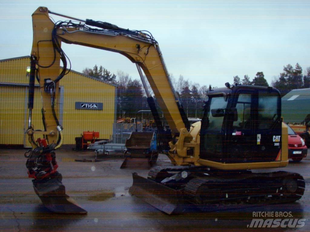 CAT 308 E 2 CR حفارات وسط 7 طن - 12 طن