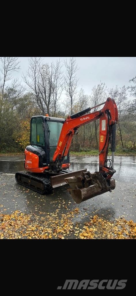 Kubota U 27-4 حفارات صغيرة أقل من 7 طن (حفارات صغيرة)