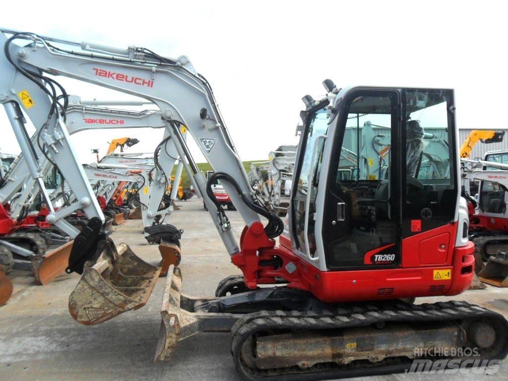 Takeuchi TB260 حفارات صغيرة أقل من 7 طن (حفارات صغيرة)