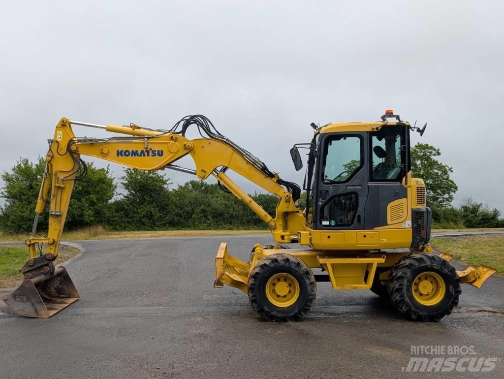 Komatsu PW 98 MR-8 حفارات بعجل