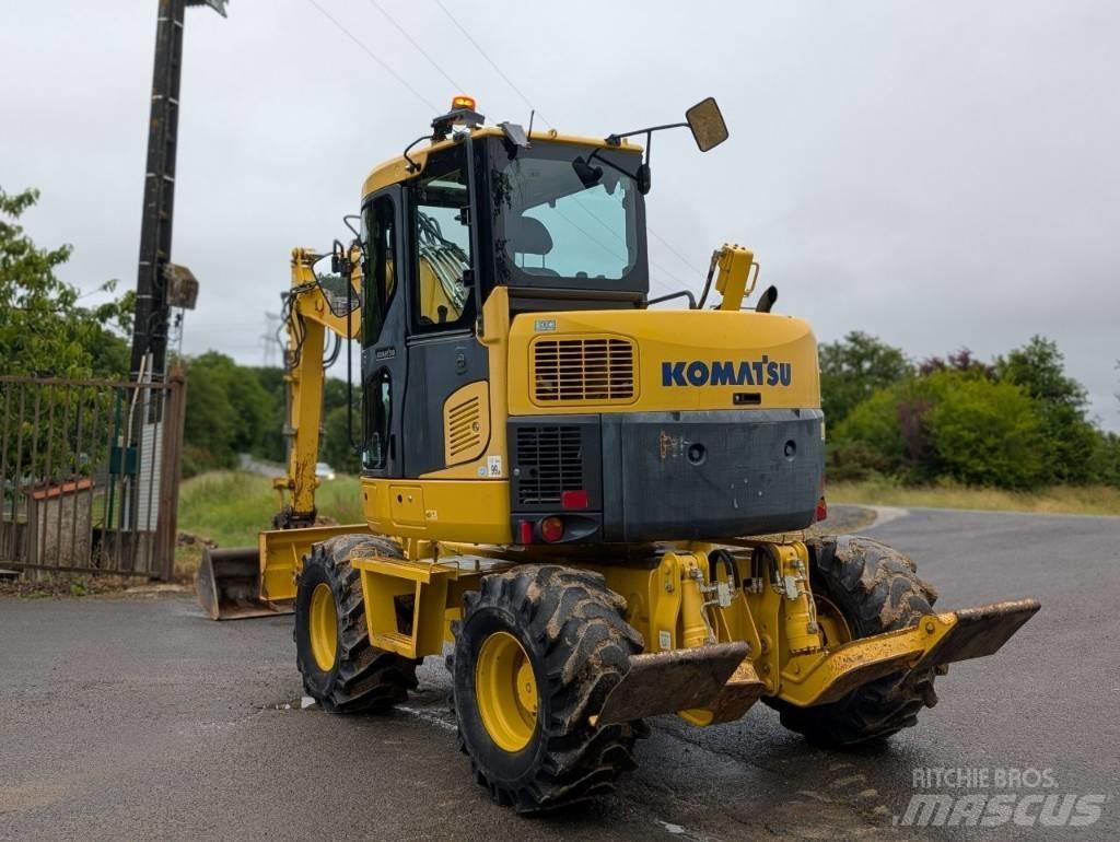 Komatsu PW 98 MR-8 حفارات بعجل